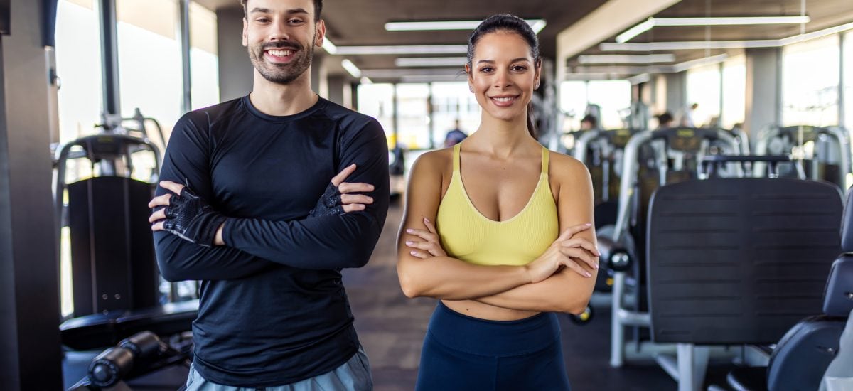 muž a žena fitnes