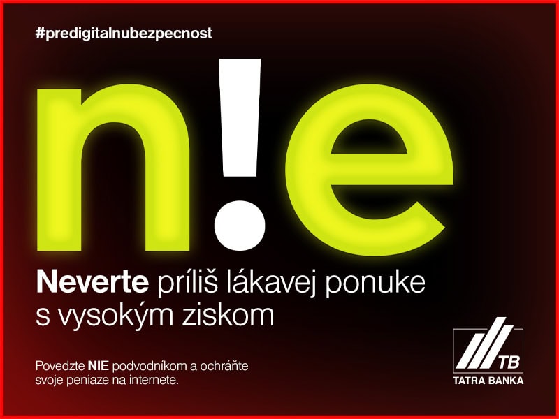 Povedzte NIE podvodníkom