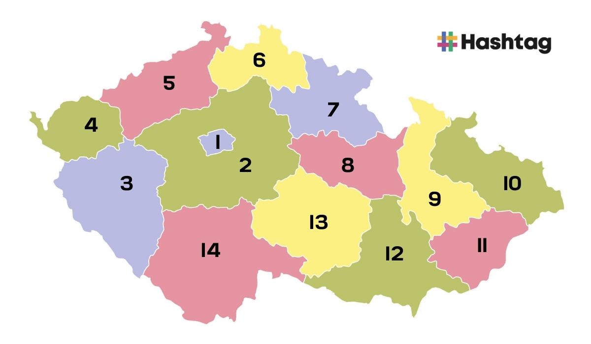 slepá mapa Česko