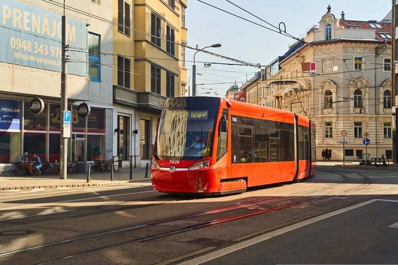 električka v meste