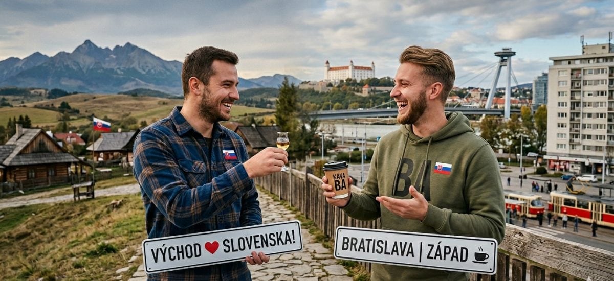 Východniar a Západniar si štrngajú poháre s pivom