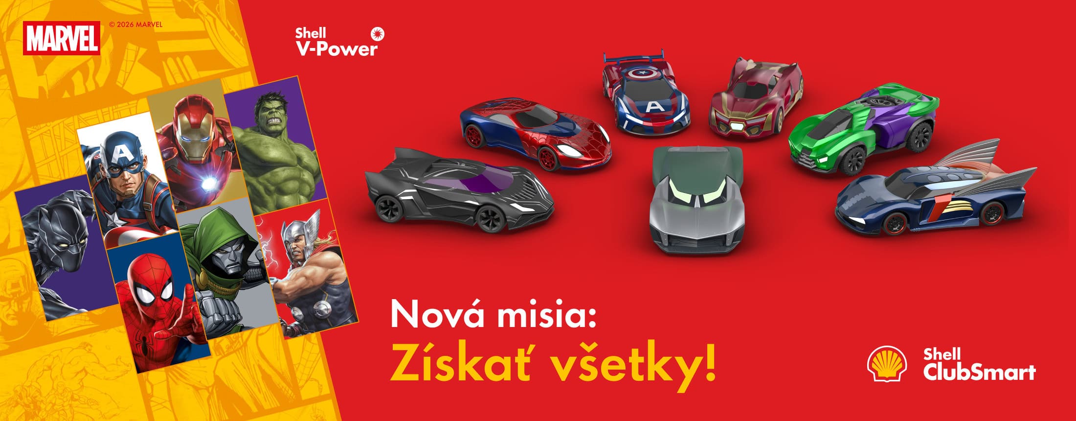MARVEL Racers na Shell