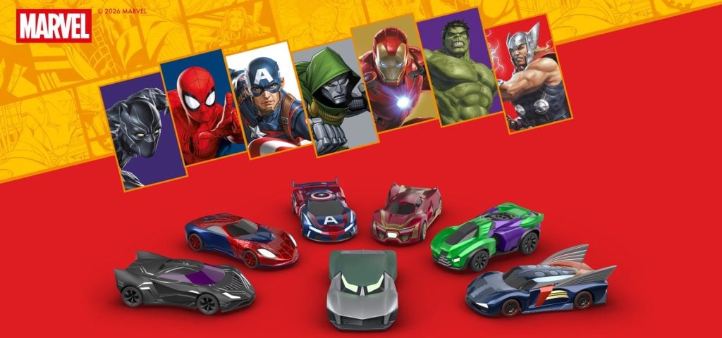 MARVEL RACERS PRICHÁDZAJÚ NA SHELL