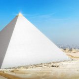 Pyramída v Gíze kedysi